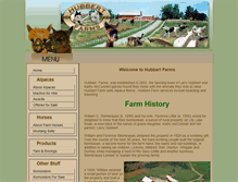 Tablet Screenshot of hubbertfarms.ca